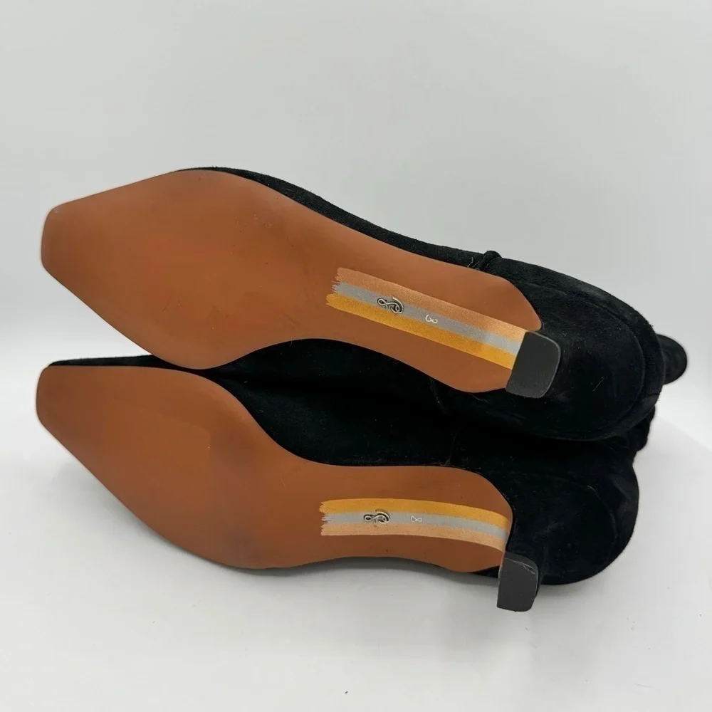 Sam Edelman Taryn Western Womens Ankle‎ Bootie Size 8 Color Black NEW